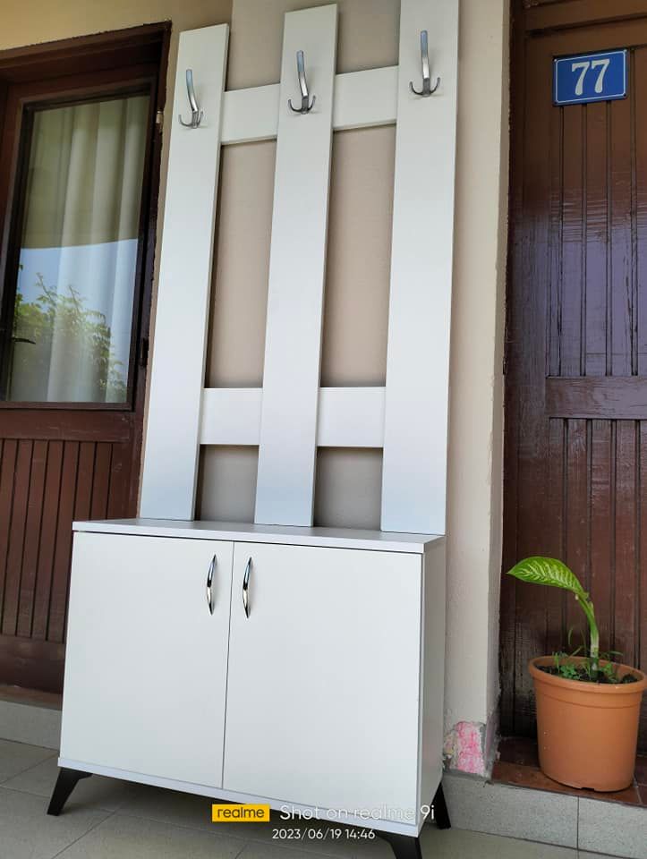 Predsoblje sa vešalicom - bijelo